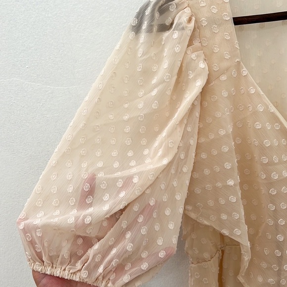 Swiss-Dot Maxi Dress - Picture 4 of 10